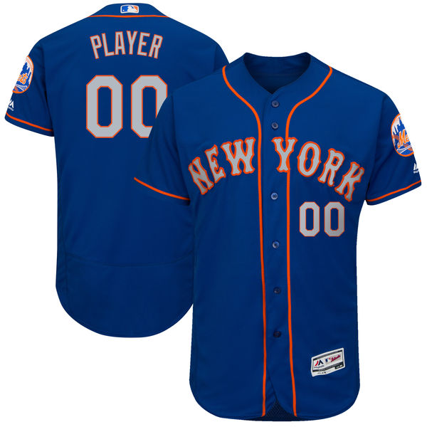 Men's New York Mets Flex Base Custom Jersey MLBC0056